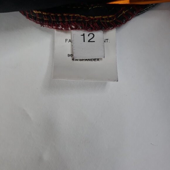 NWT Y2K Derek Lam 10 Crosby Cropped Color Block Chambray Pants 12 - Picture 9 of 12